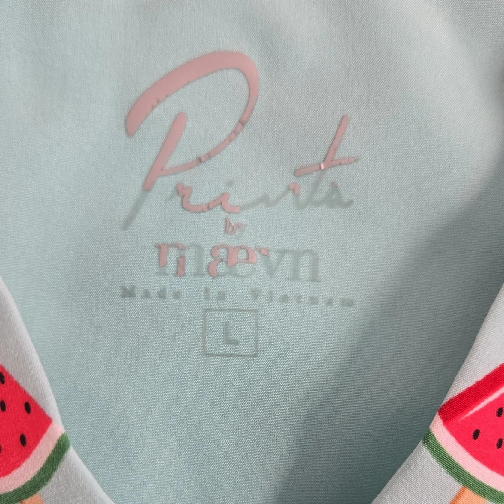Watermelon Print Scrub Top - Picture 2 of 2